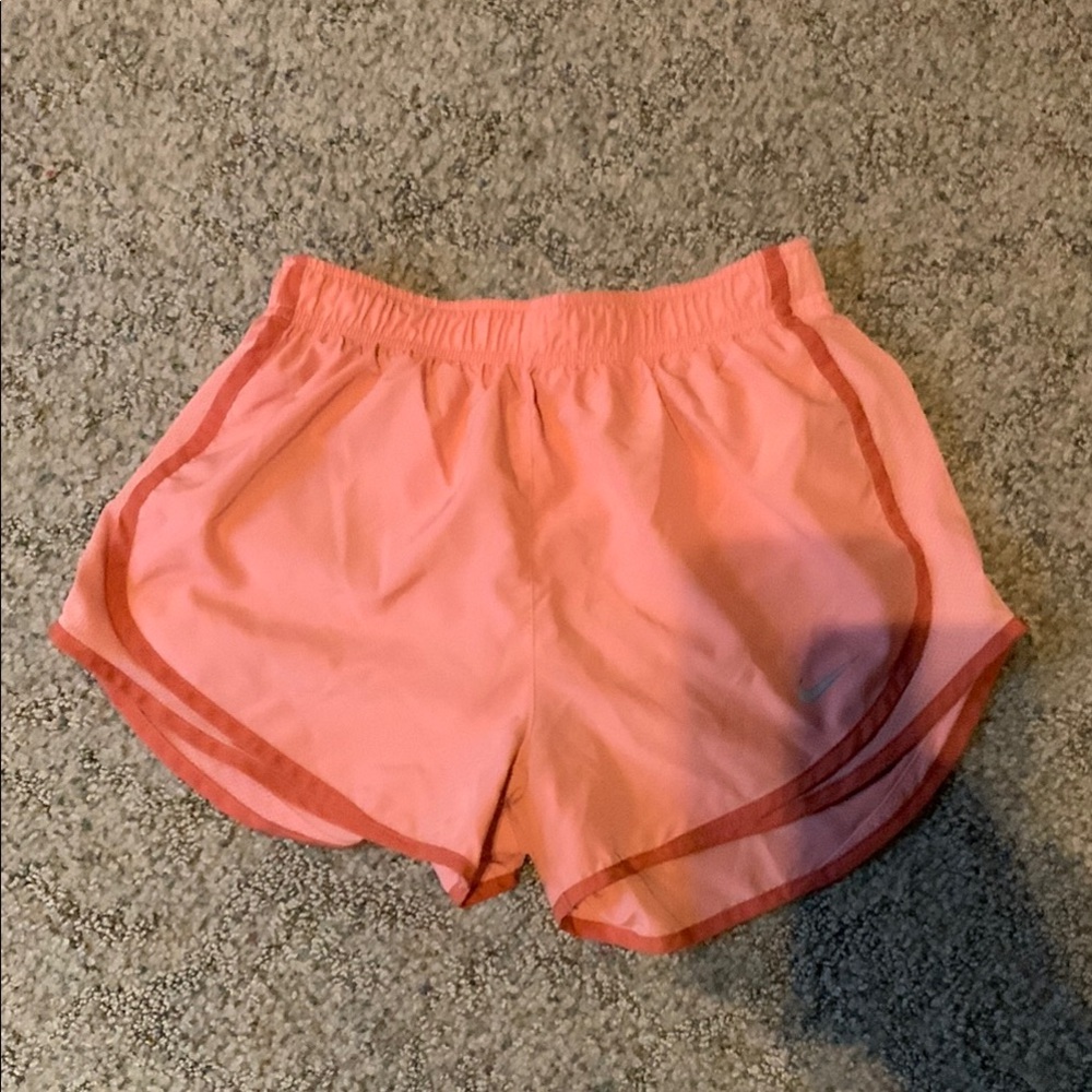 Pink nike shorts